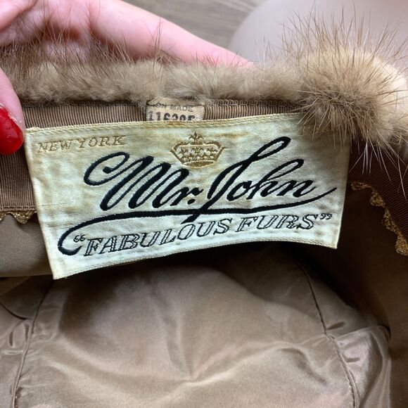 Vintage Mr. John Jr. Elite Mink real Fur Hat Womens Y2k Luxury main image 9